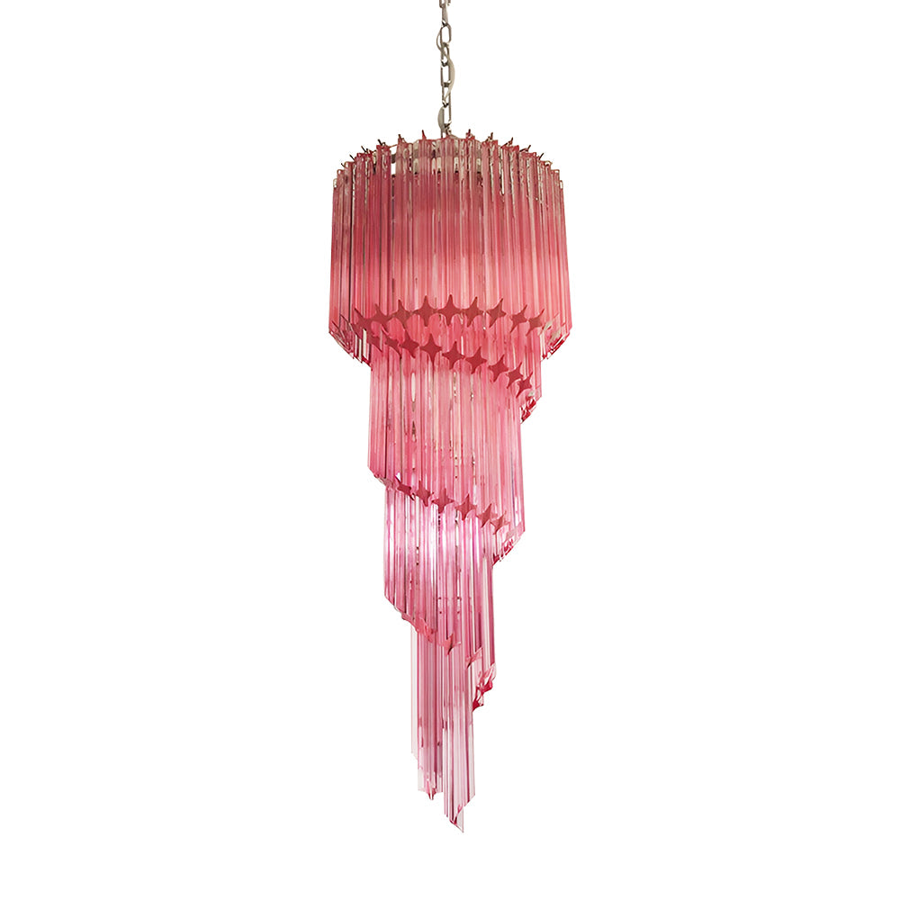 Aurora Lustre Spiral Prism Rose Superposé - Neutralighting