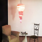 Aurora Lustre Spiral Prism Rose Superposé - Neutralighting