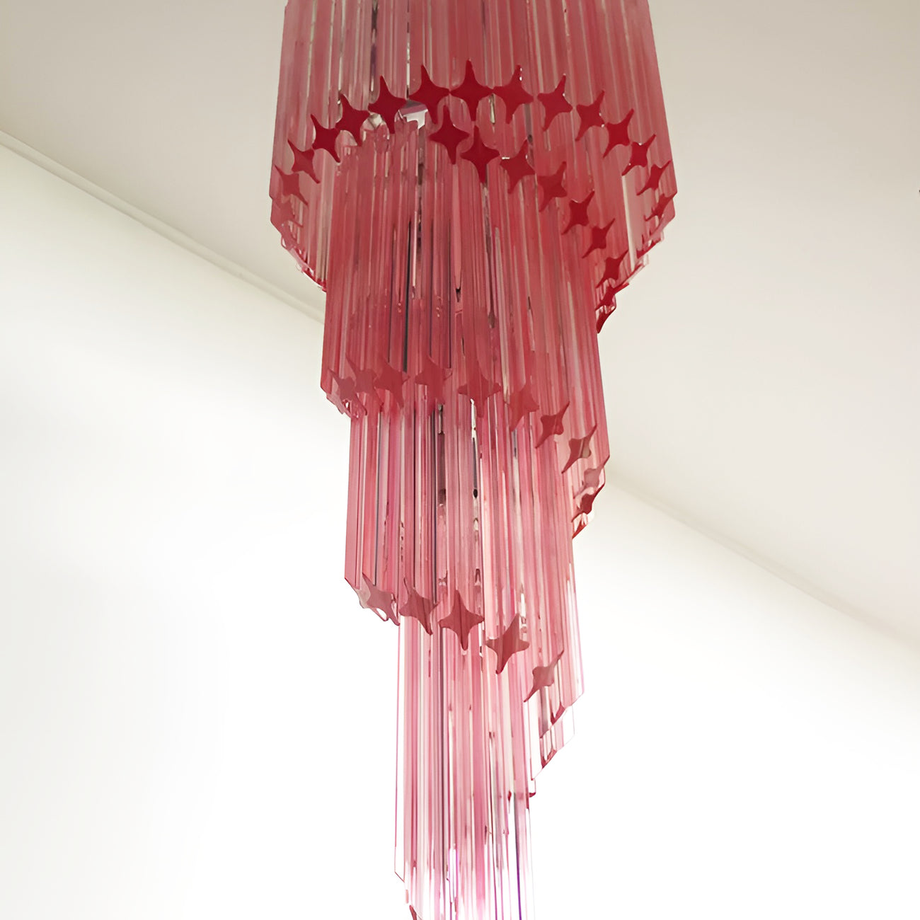 Aurora Lustre Spiral Prism Rose Superposé - Neutralighting