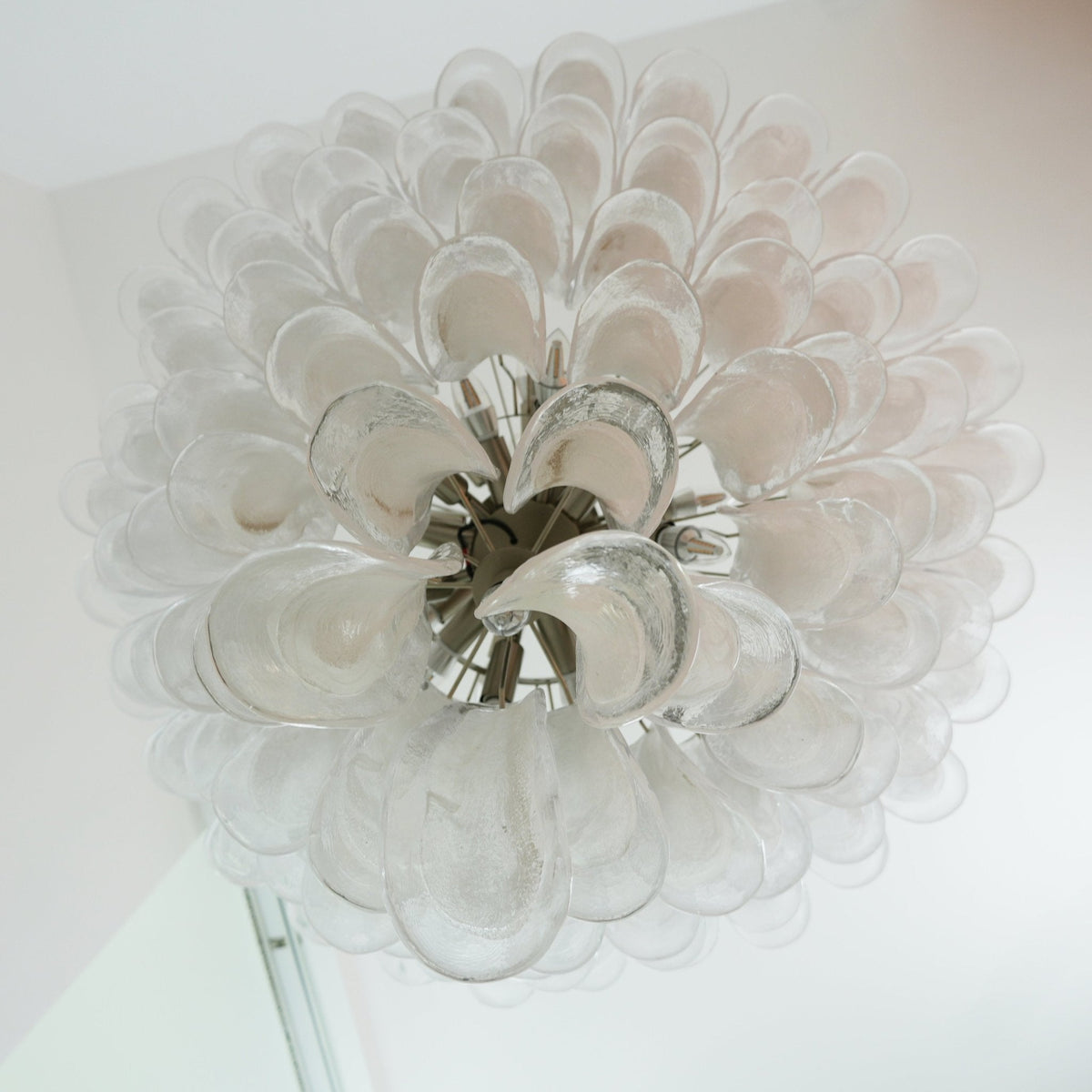 Aurora Lustre Pétales en Verre de Murano Vintage - Neutralighting