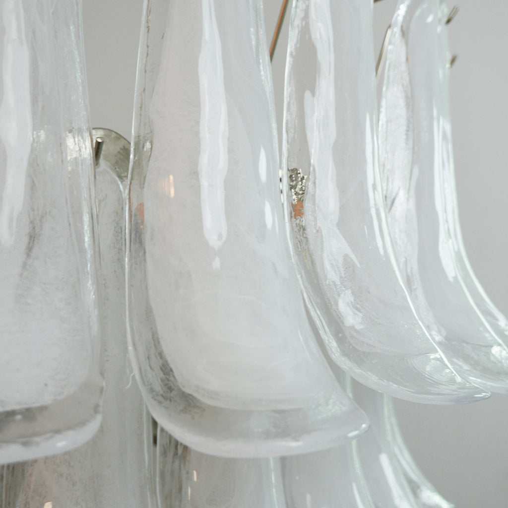 Aurora Lustre Pétales en Verre de Murano Vintage - Neutralighting