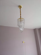 Aurora Chandelier Clair Courbé Superposé - Neutralighting