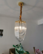 Aurora Chandelier Clair Courbé Superposé - Neutralighting