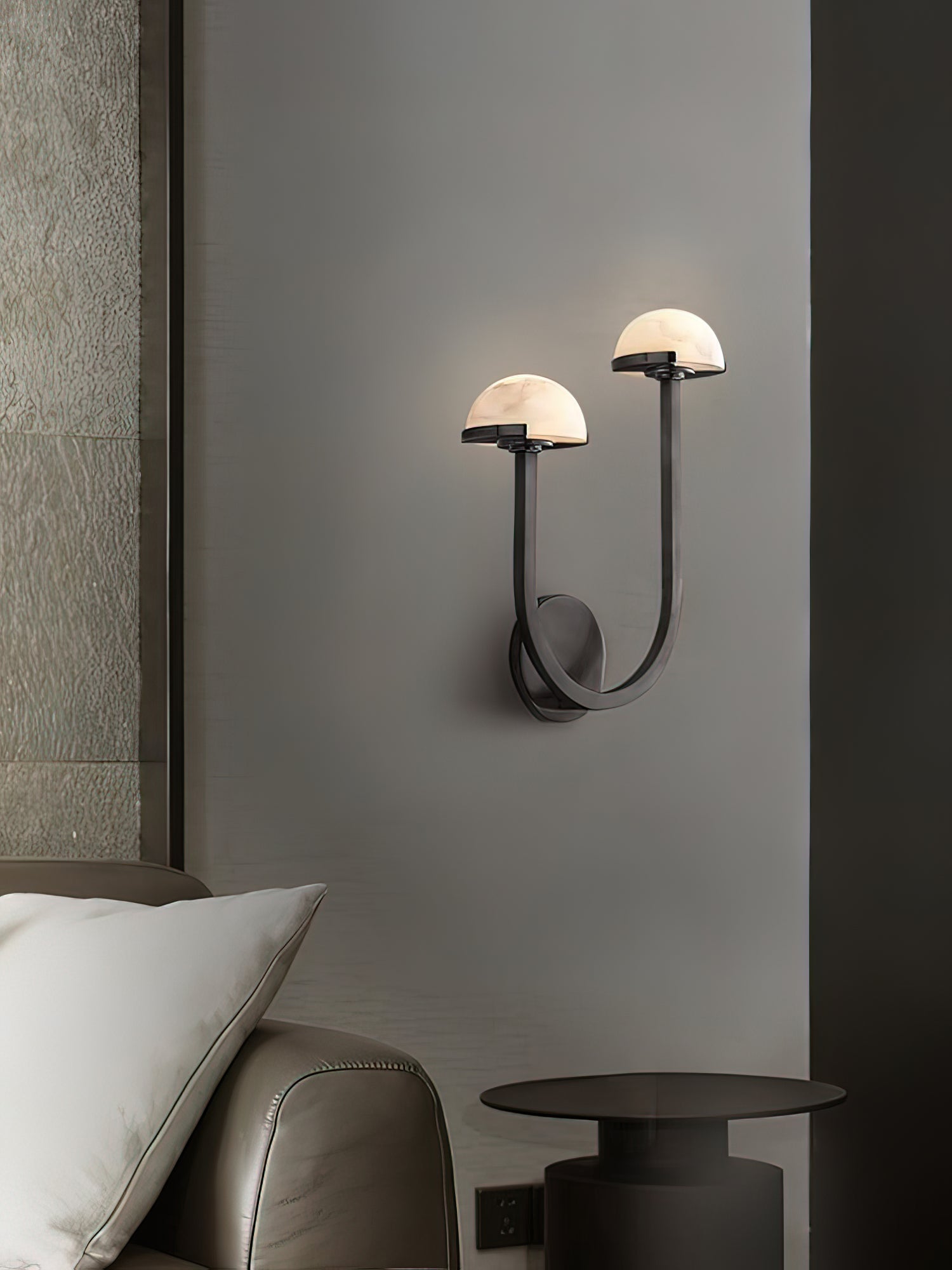 Vitalira Applique Murale Double en Albâtre - Neutralighting