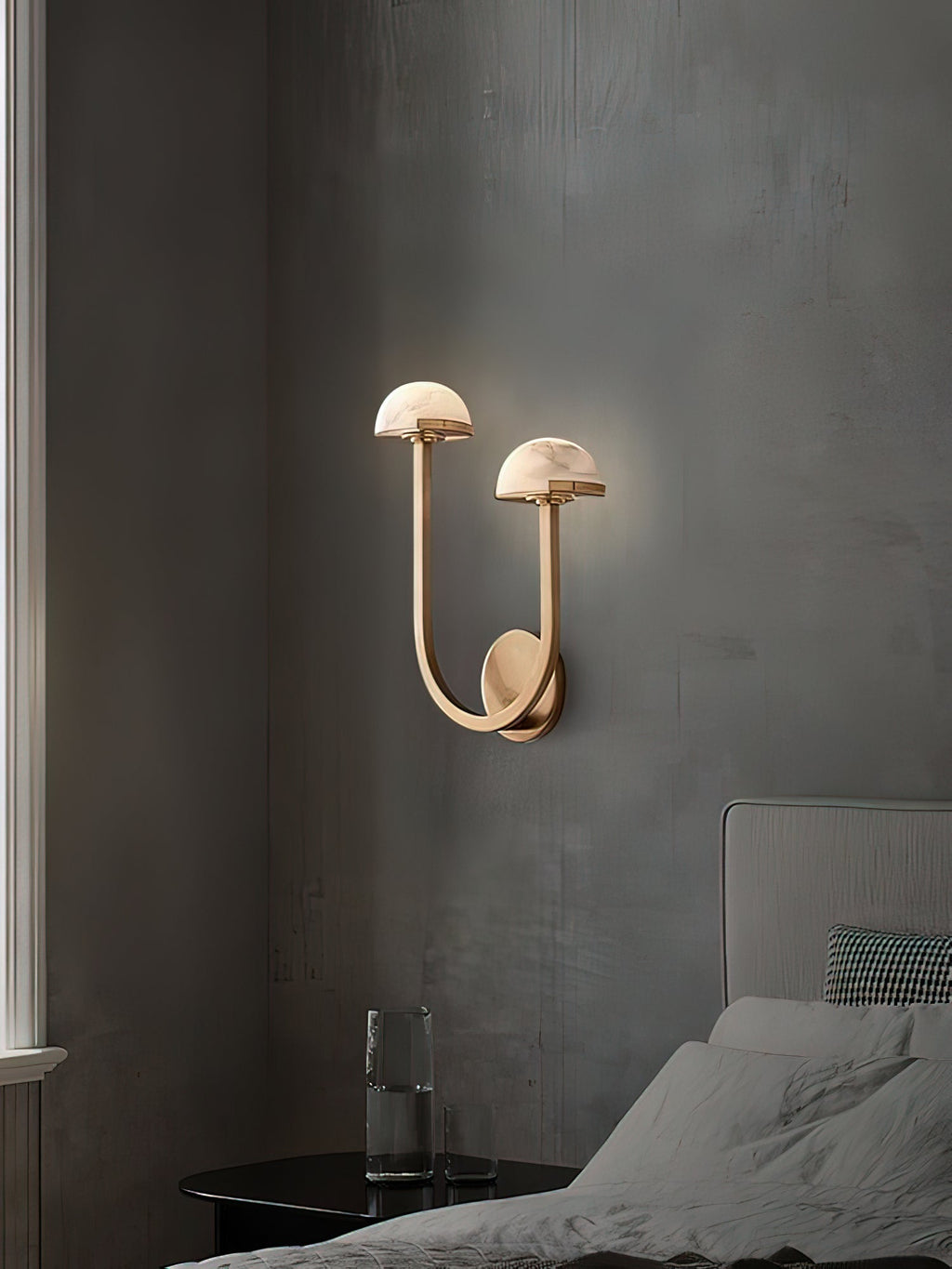 Vitalira Applique Murale Double en Albâtre - Neutralighting