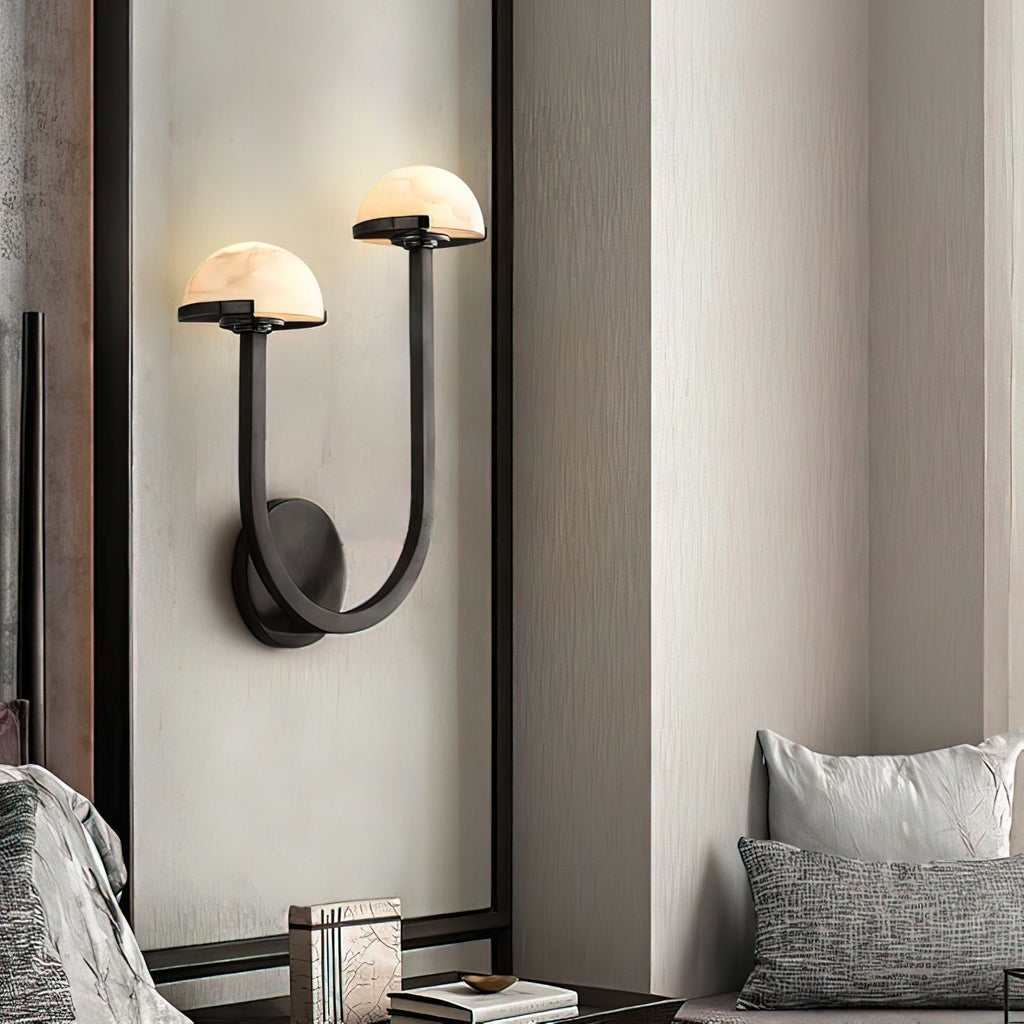 Vitalira Applique Murale Double en Albâtre - Neutralighting