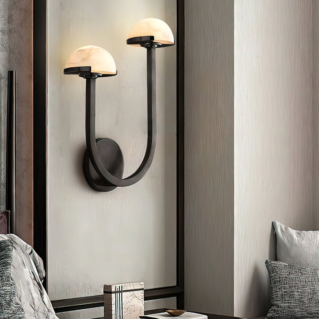 Vitalira Applique Murale Double en Albâtre - Neutralighting
