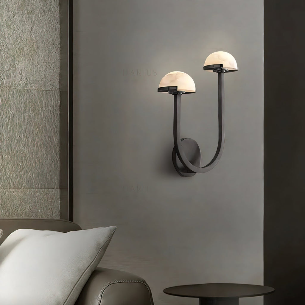 Vitalira Applique Murale Double en Albâtre - Neutralighting