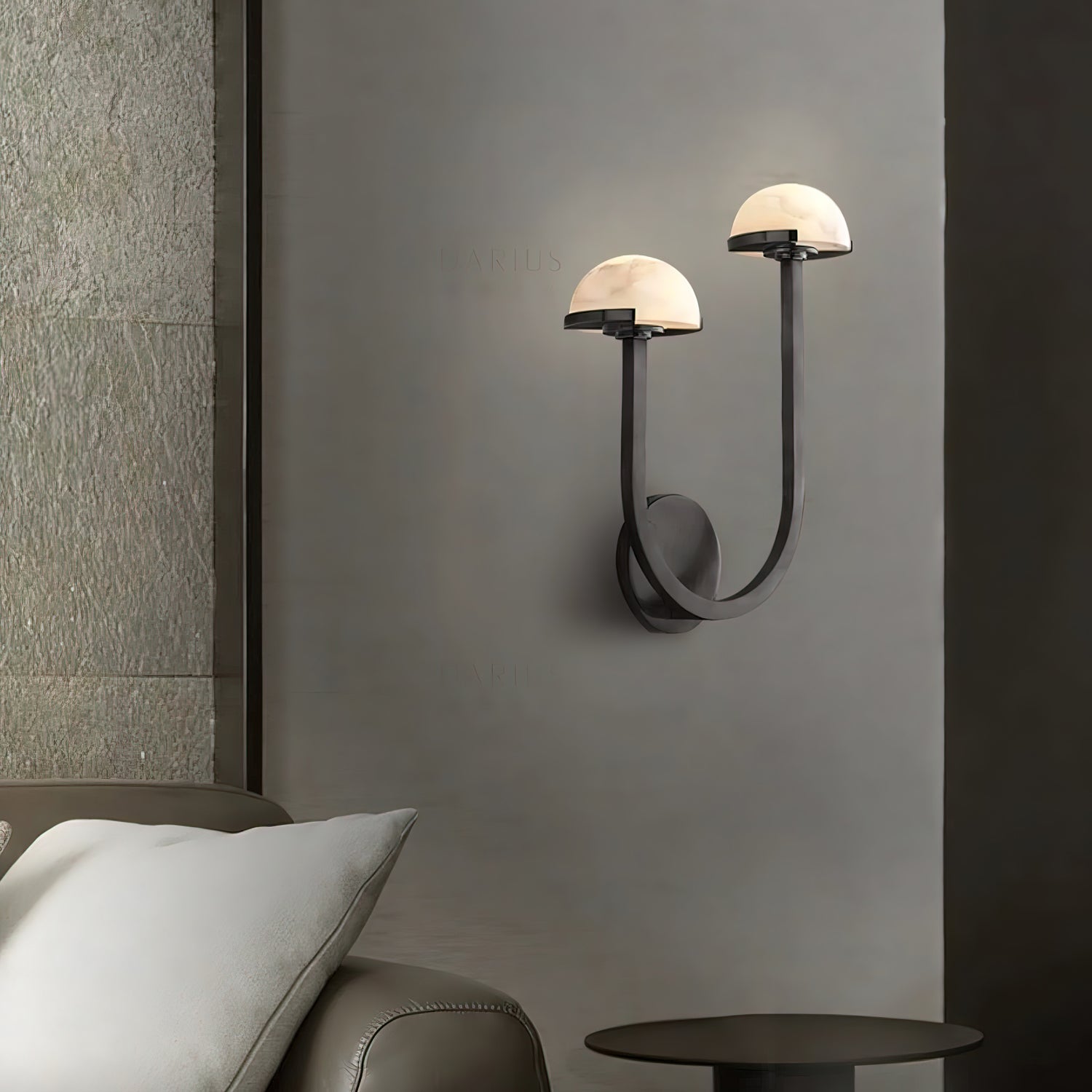 Vitalira Applique Murale Double en Albâtre - Neutralighting