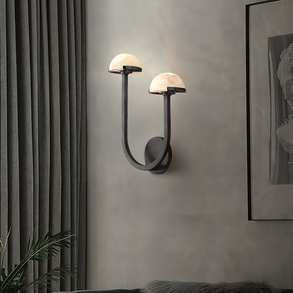 Vitalira Applique Murale Double en Albâtre - Neutralighting