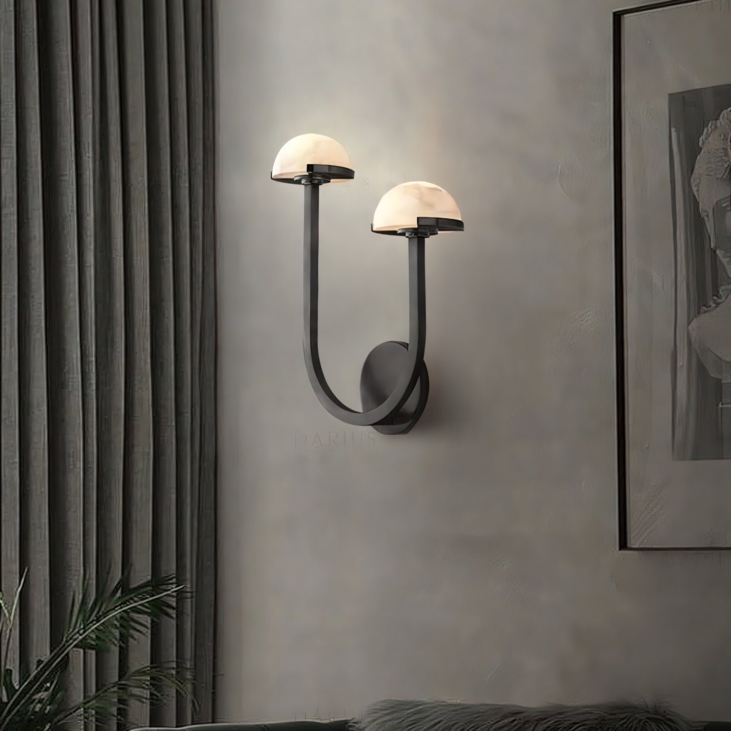 Vitalira Applique Murale Double en Albâtre - Neutralighting