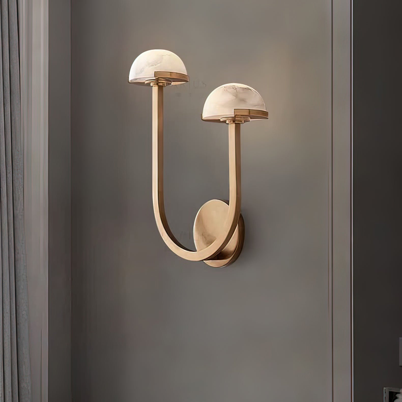 Vitalira Applique Murale Double en Albâtre - Neutralighting