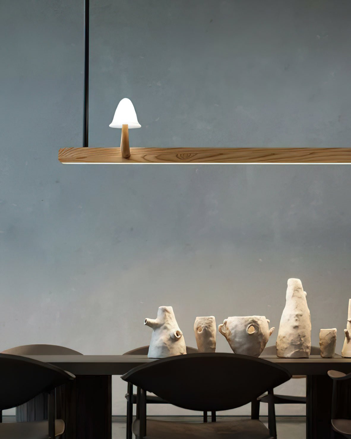 Lustra Chandelier en Bois Minimaliste Moderne - Neutralighting