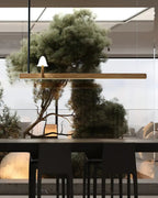 Lustra Chandelier en Bois Minimaliste Moderne - Neutralighting