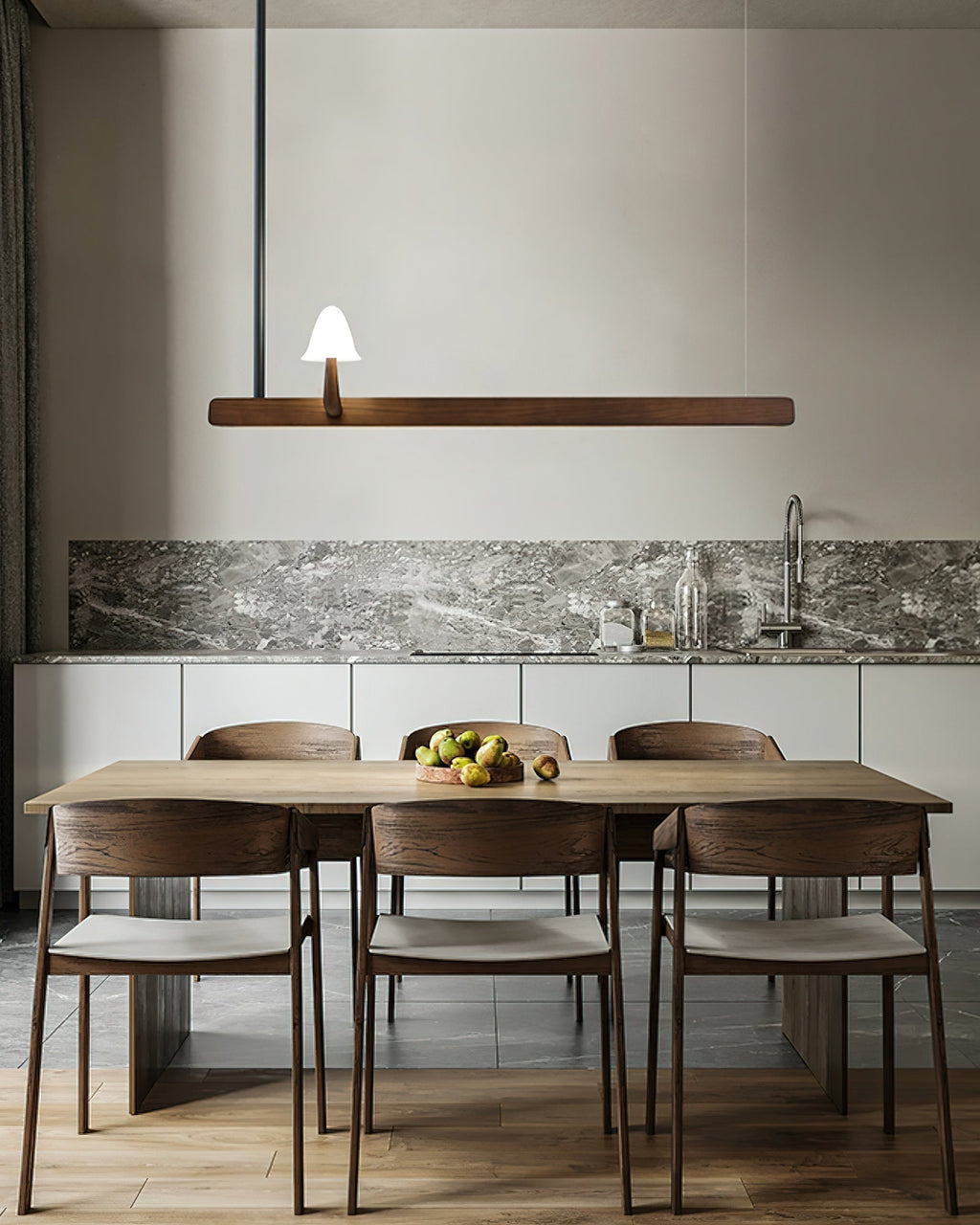 Lustra Chandelier en Bois Minimaliste Moderne - Neutralighting