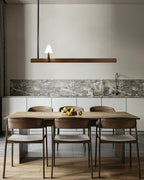 Lustra Chandelier en Bois Minimaliste Moderne - Neutralighting
