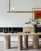 Lustra Chandelier en Bois Minimaliste Moderne - Neutralighting