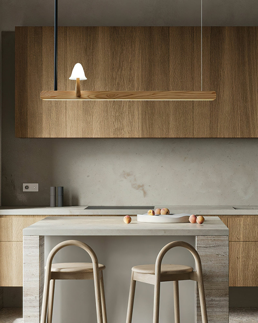 Lustra Chandelier en Bois Minimaliste Moderne - Neutralighting