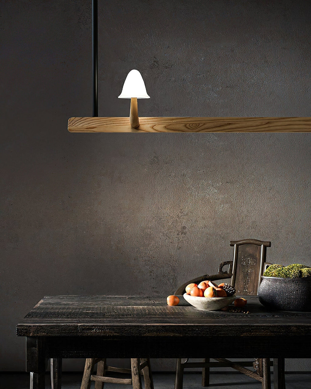 Lustra Chandelier en Bois Minimaliste Moderne - Neutralighting