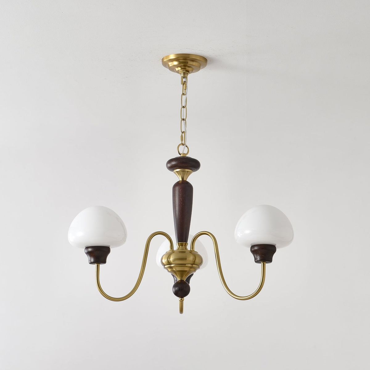Lustra Lustre Laiton Bois Champignon Classique - Neutralighting