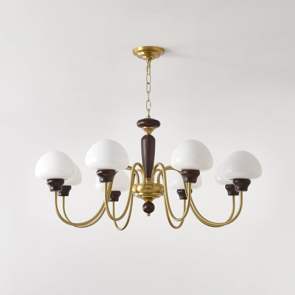 Lustra Lustre Laiton Bois Champignon Classique - Neutralighting