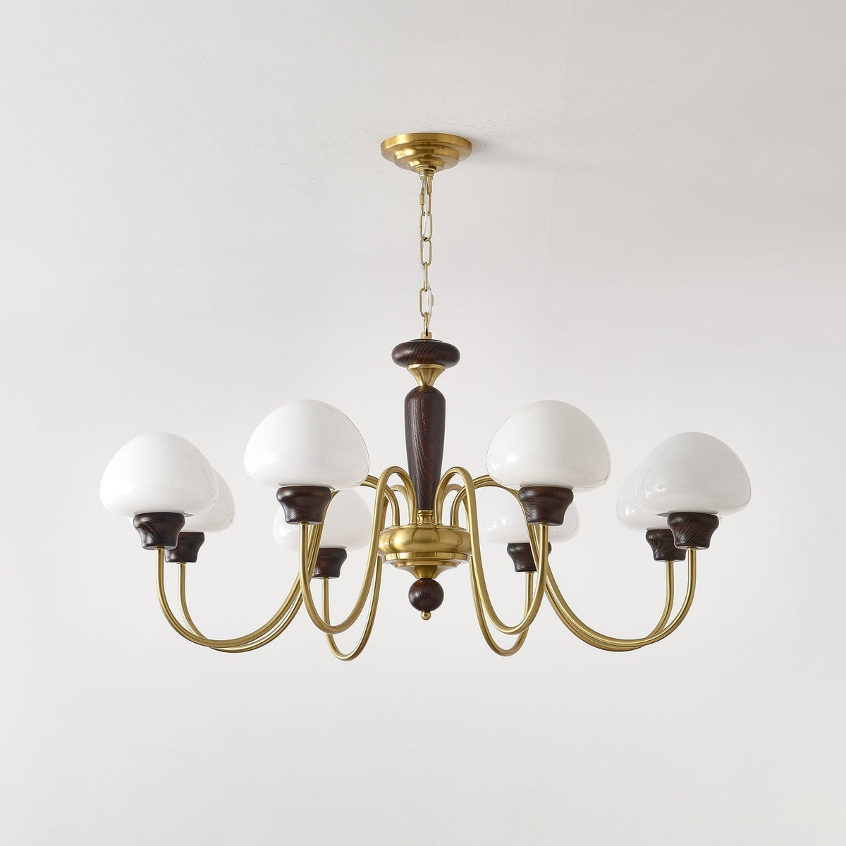 Lustra Lustre Laiton Bois Champignon Classique - Neutralighting
