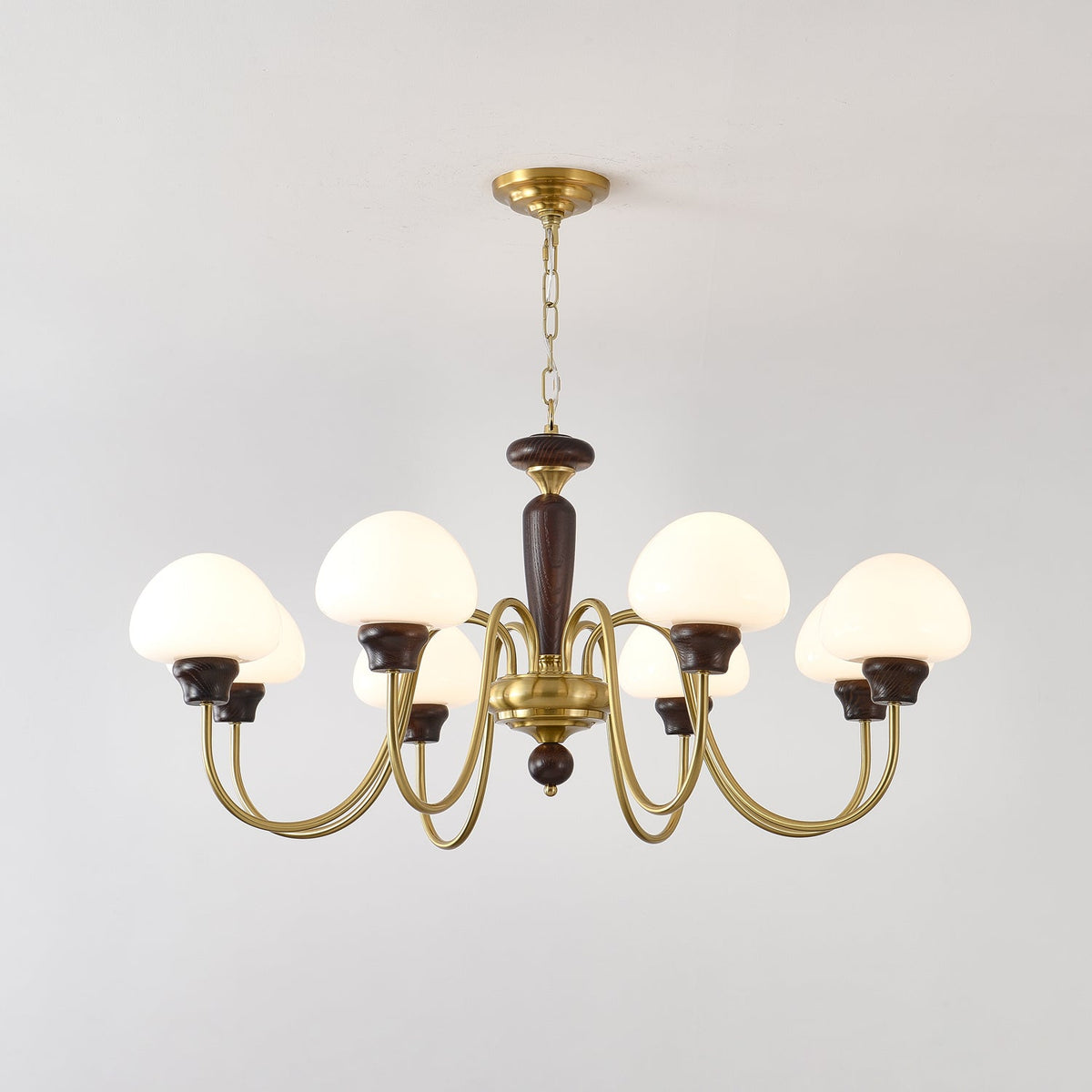 Lustra Lustre Laiton Bois Champignon Classique - Neutralighting
