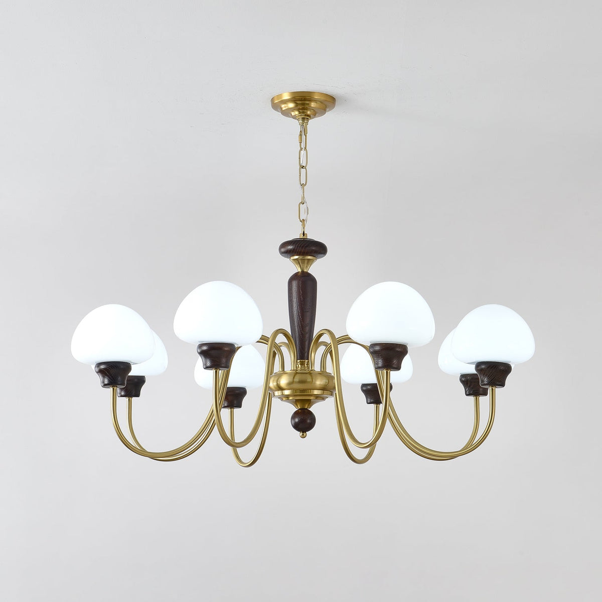 Lustra Lustre Laiton Bois Champignon Classique - Neutralighting