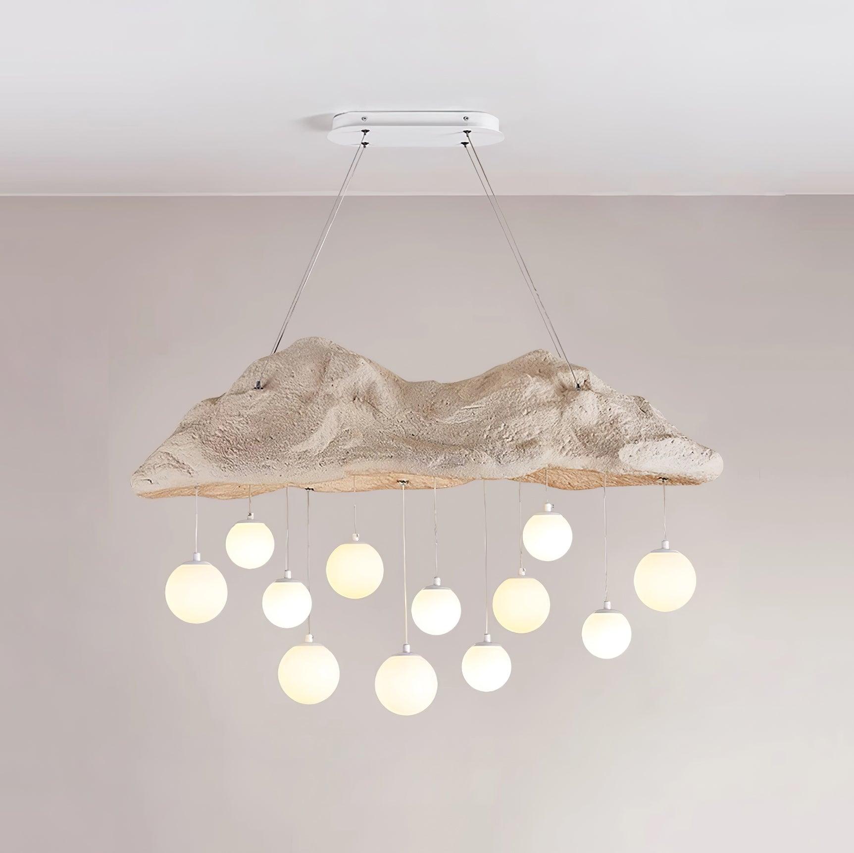 Mushroom Lustre Nuage Canopée Perforée Globes - Neutralighting