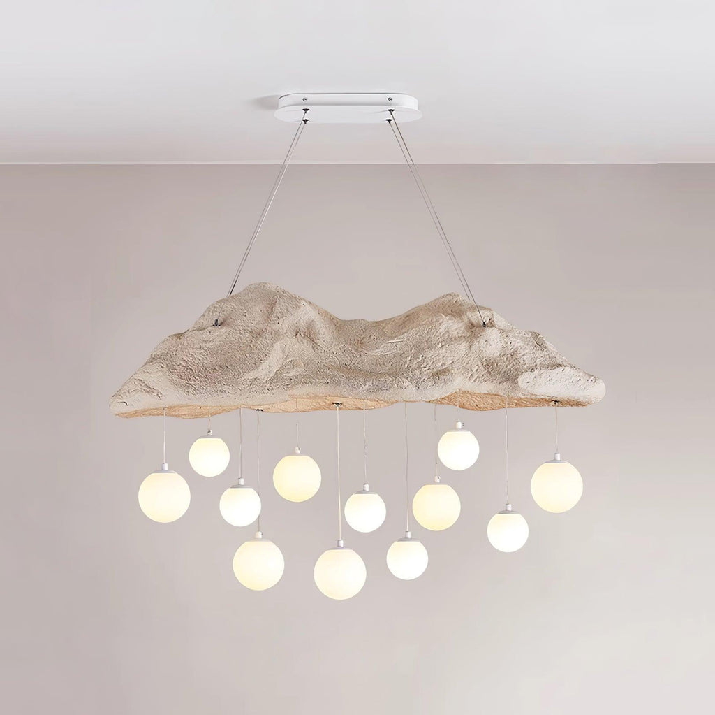 Mushroom Lustre Nuage Canopée Perforée Globes - Neutralighting