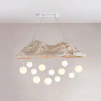 Mushroom Lustre Nuage Canopée Perforée Globes - Neutralighting