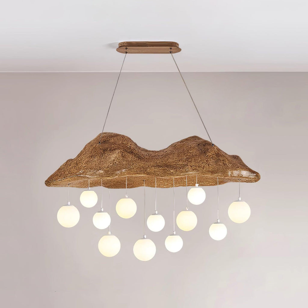 Mushroom Lustre Nuage Canopée Perforée Globes - Neutralighting