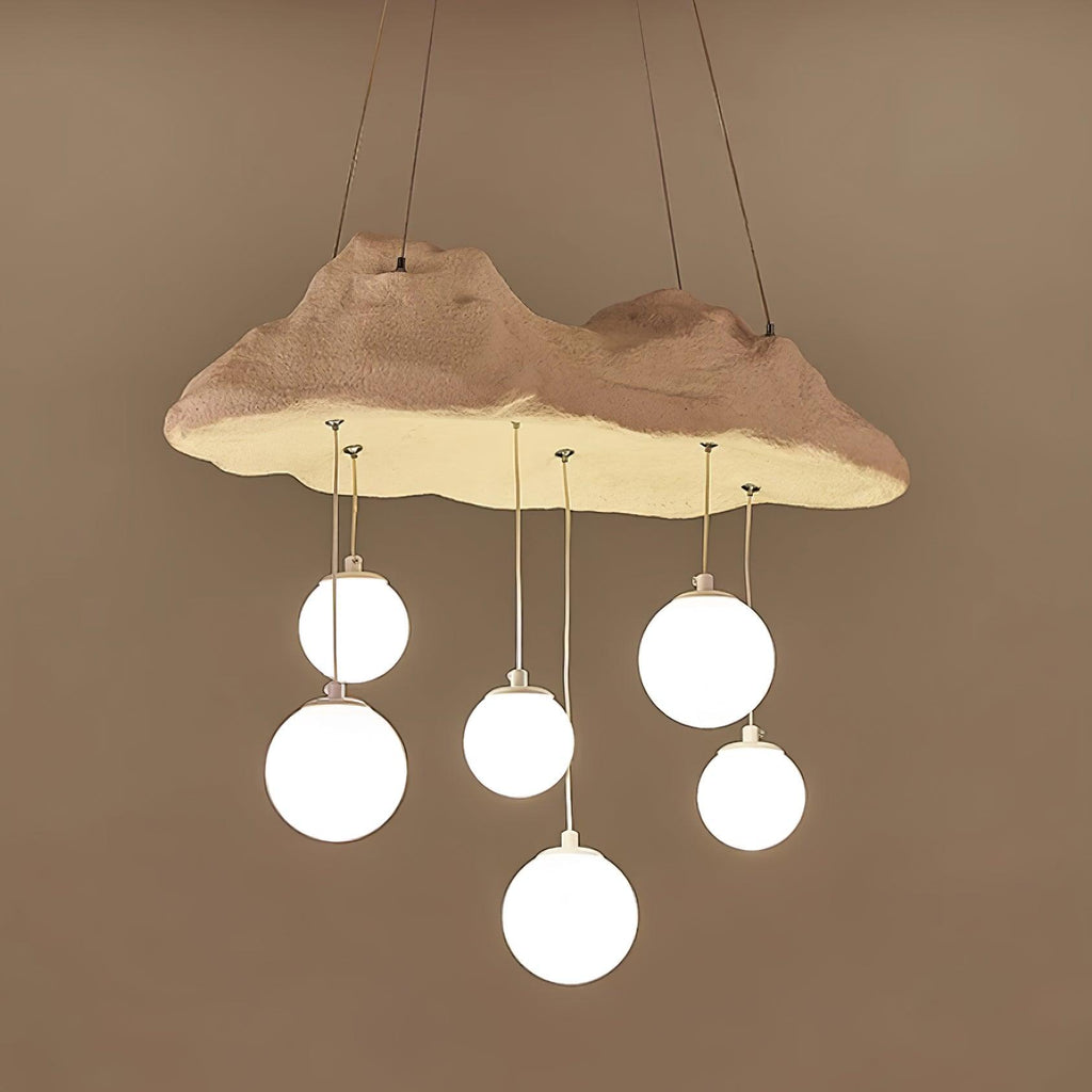 Mushroom Lustre Nuage Canopée Perforée Globes - Neutralighting