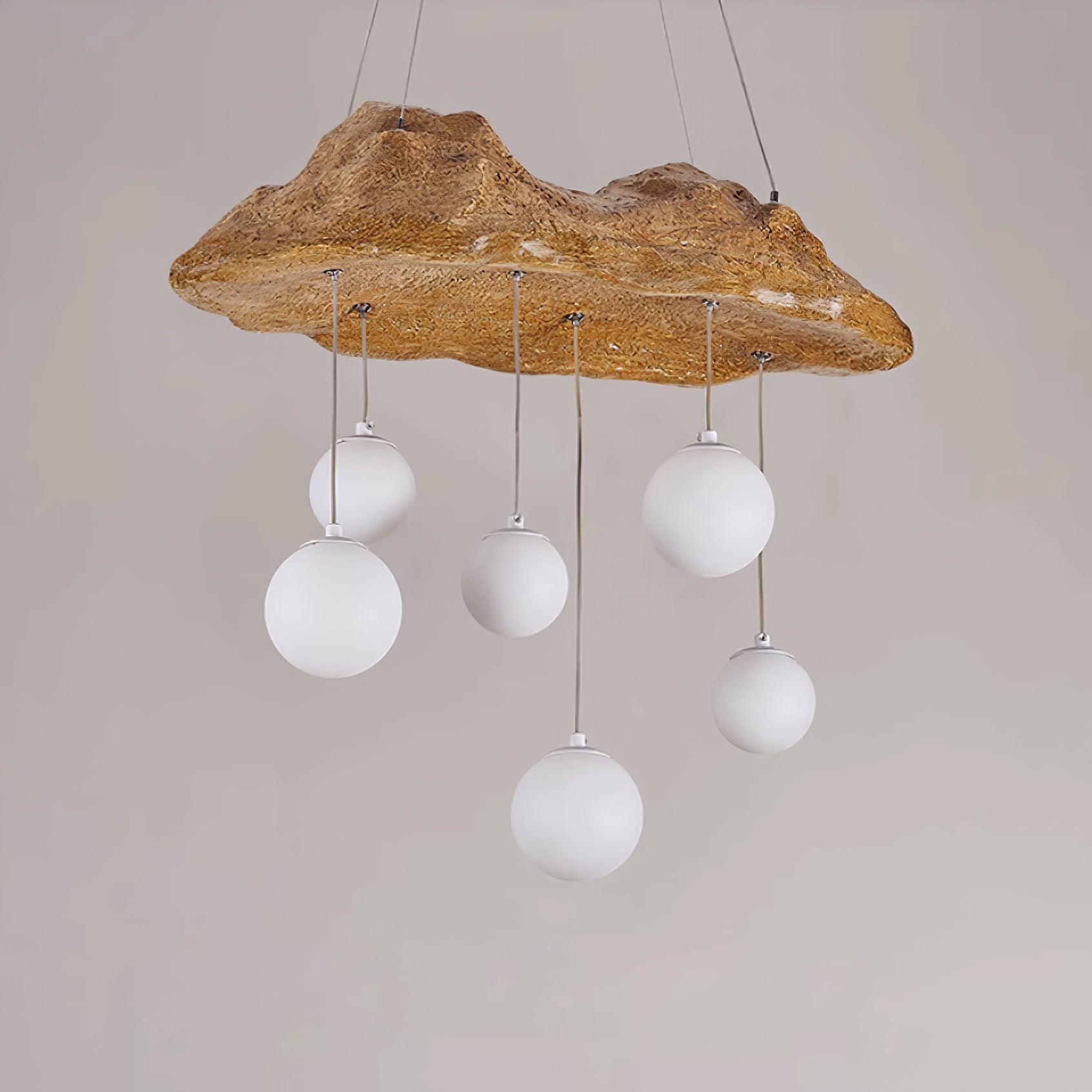 Mushroom Lustre Nuage Canopée Perforée Globes - Neutralighting