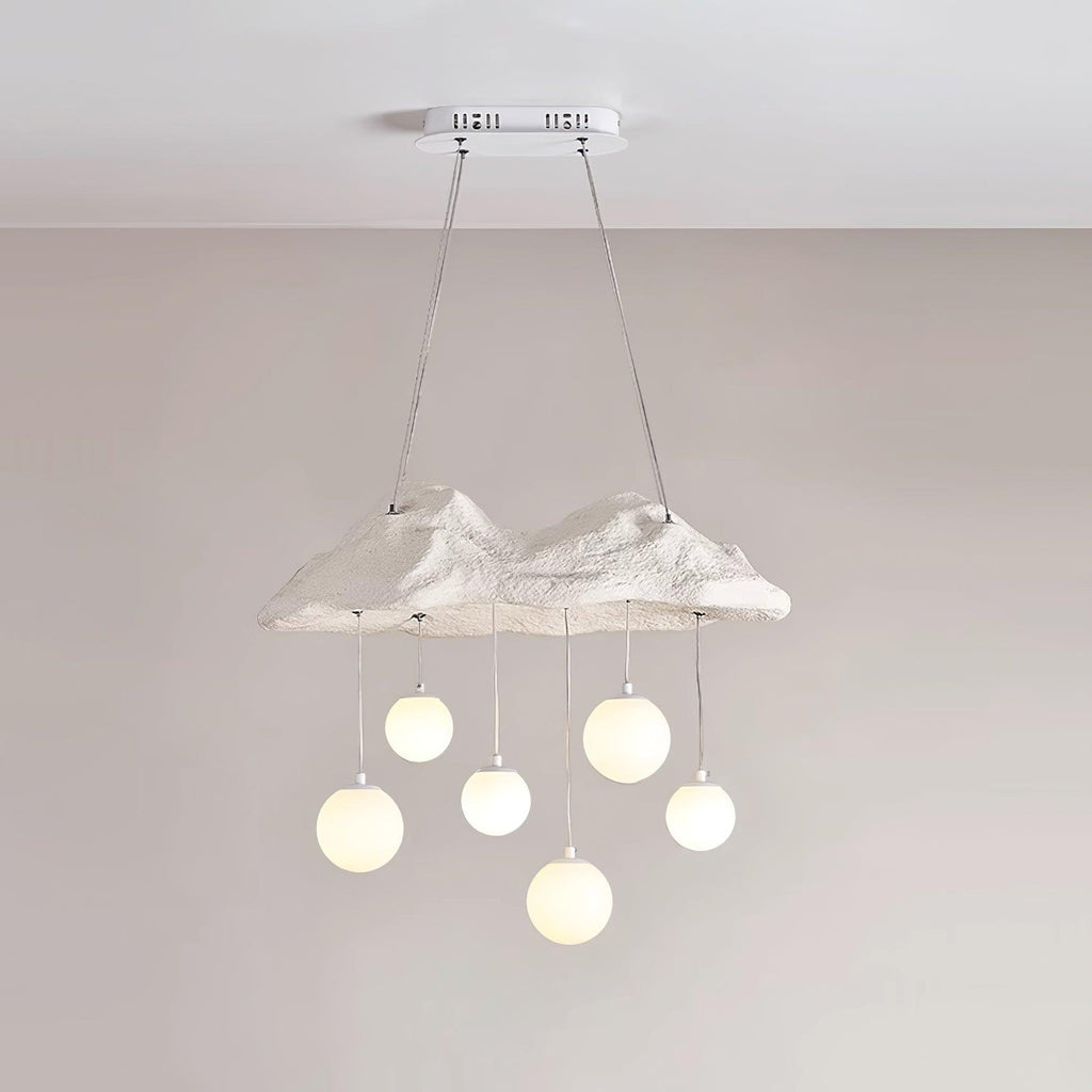 Mushroom Lustre Nuage Canopée Perforée Globes - Neutralighting
