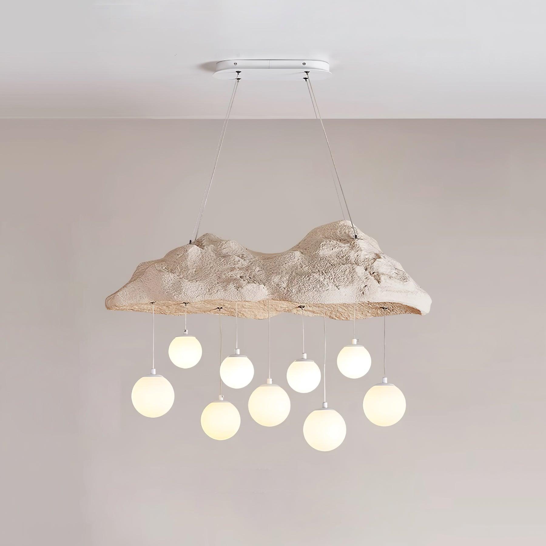 Mushroom Lustre Nuage Canopée Perforée Globes - Neutralighting