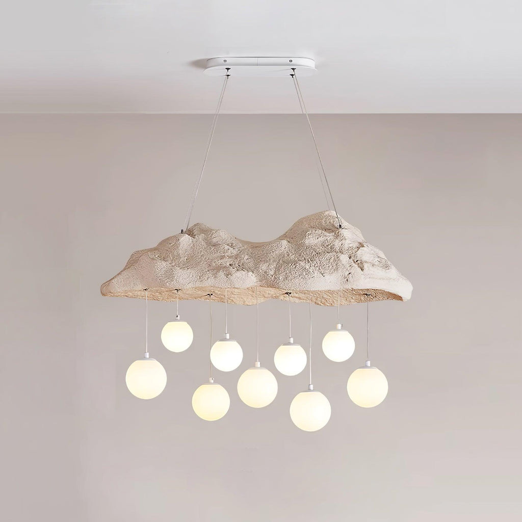 Mushroom Lustre Nuage Canopée Perforée Globes - Neutralighting