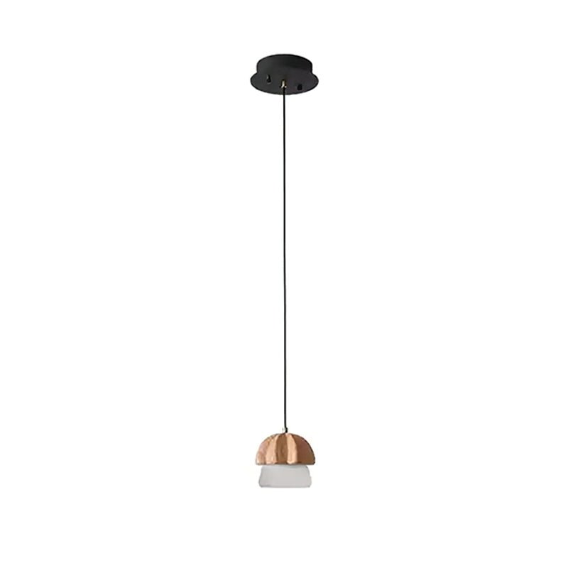 Lustra Suspension Champignon Cluster Bois & Verre - Neutralighting