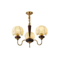 Orchid Chandelier en Tissu Vintage - Neutralighting