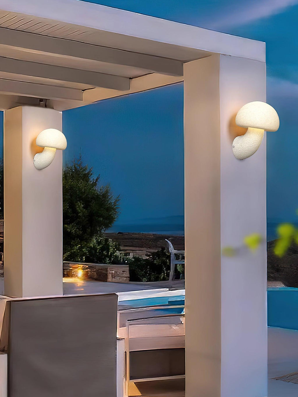 Myvarira Lampe Murale à Champignon Individuel en Résine - Neutralighting
