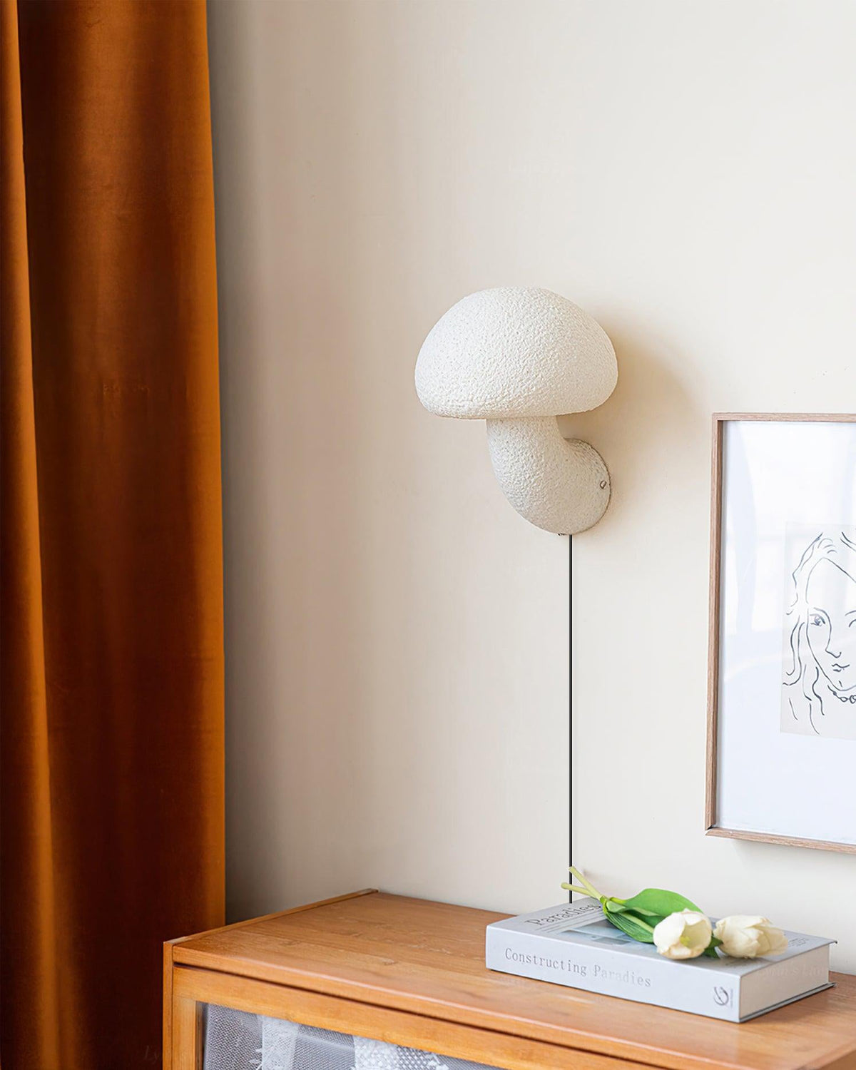 Orshaisra Premium Nordic Art Plug-in Resin Wall Lamp - Neutralighting