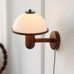 Lustra Applique Murale Champignon Bois de Chêne - Neutralighting