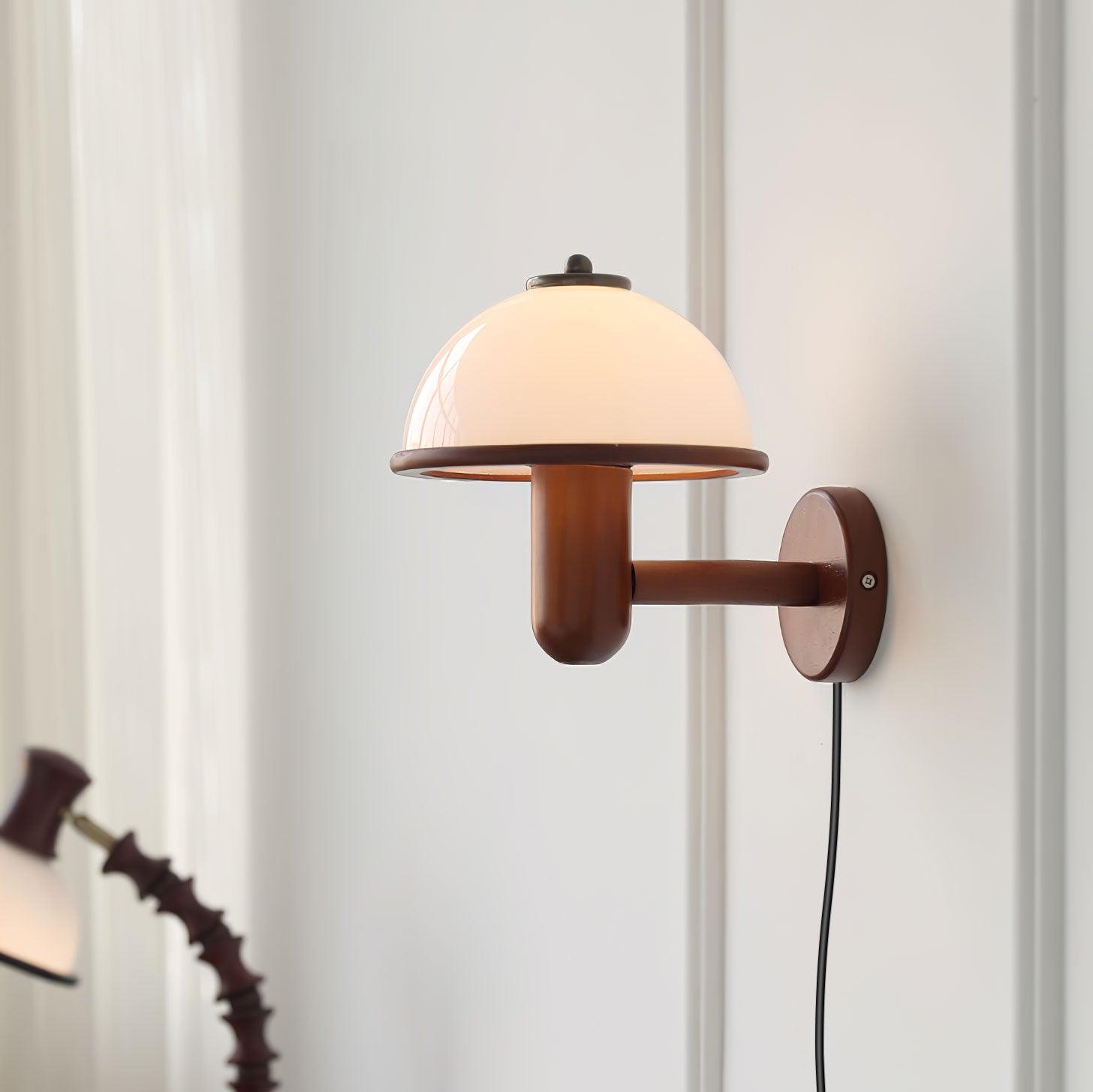 Lustra Wall Lamp Mushroom Wood - Neutralighting