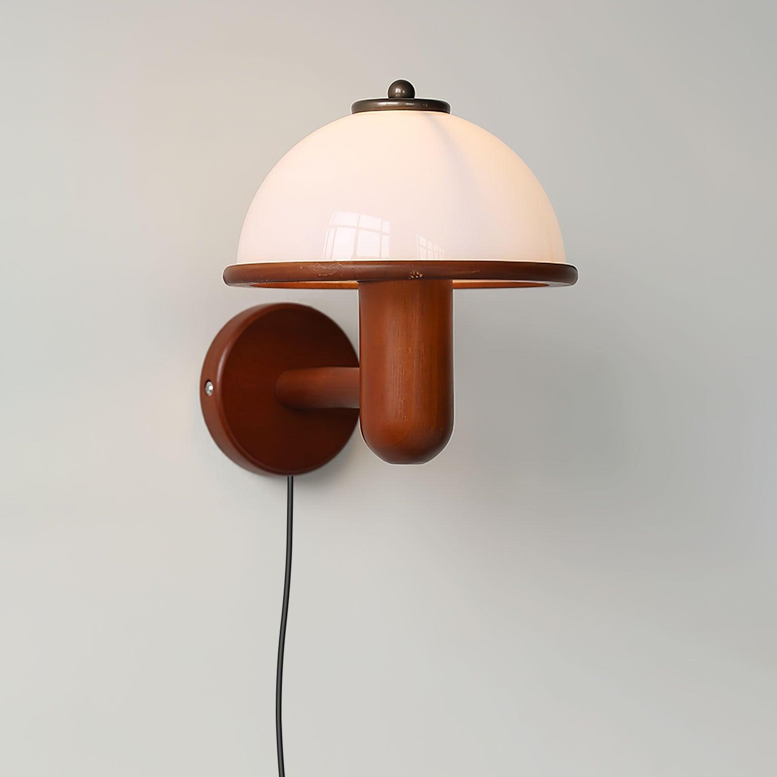 Lustra Applique Murale Champignon Bois de Chêne - Neutralighting