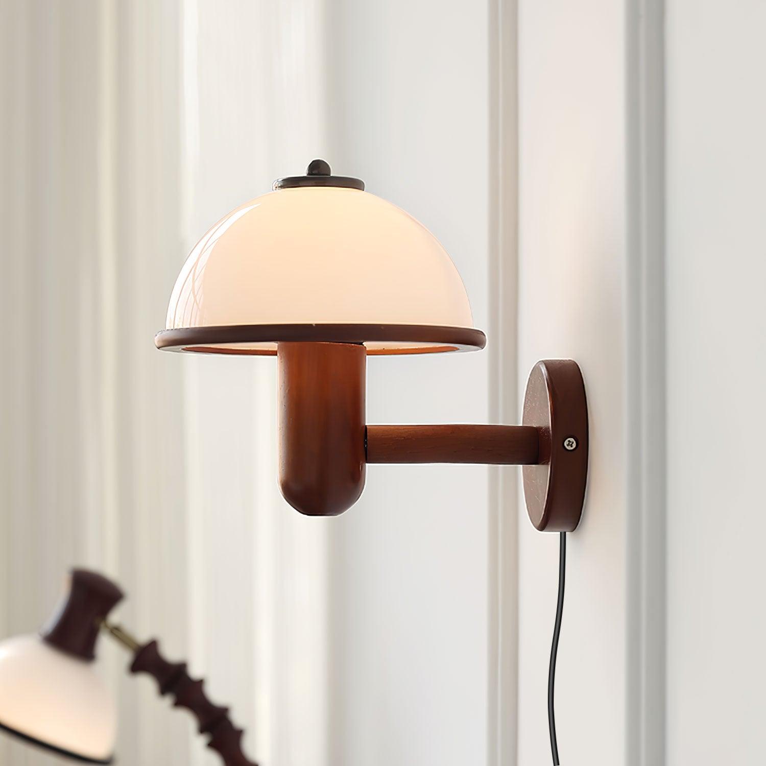 Lustra Wall Lamp Mushroom Wood - Neutralighting