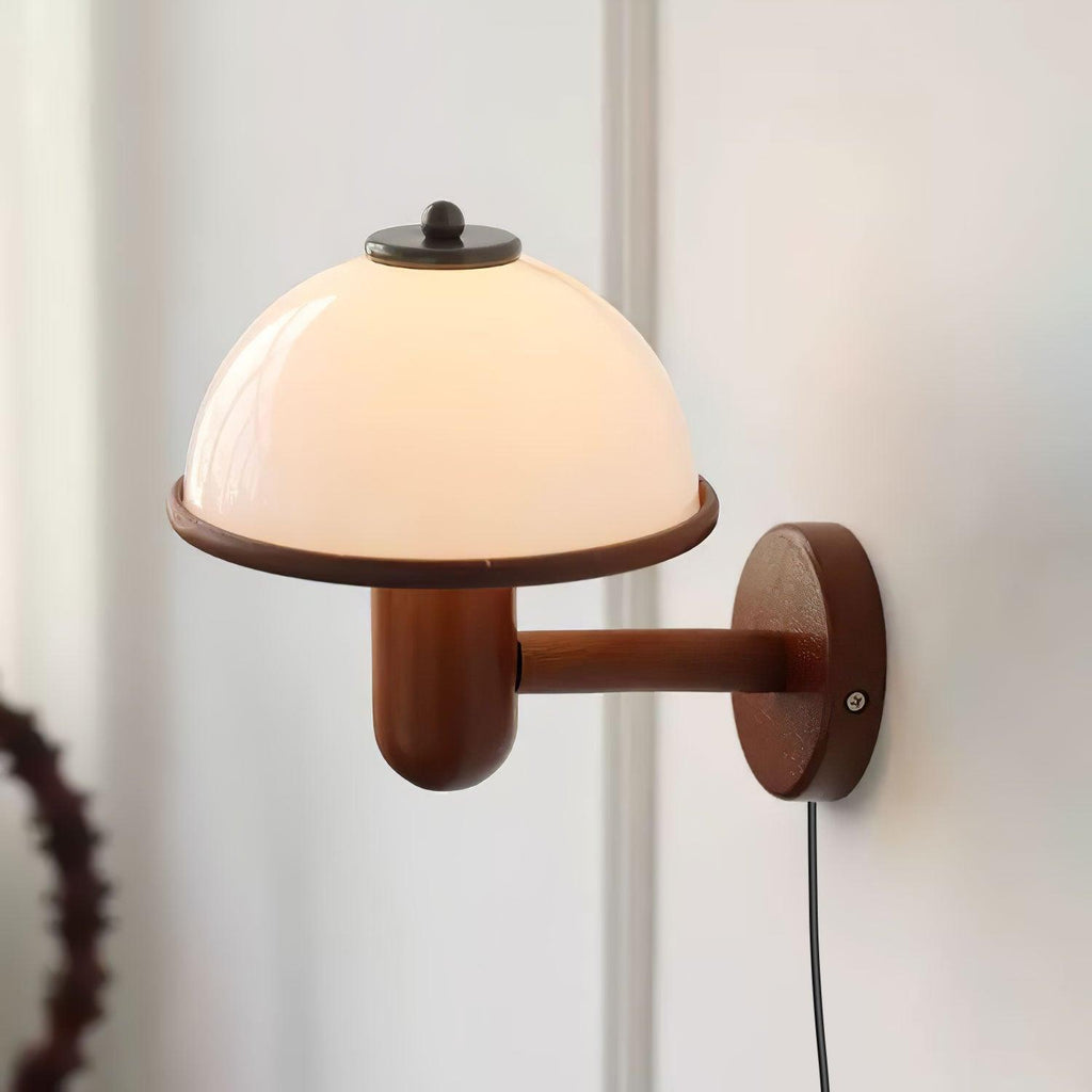 Lustra Applique Murale Champignon Bois de Chêne - Neutralighting