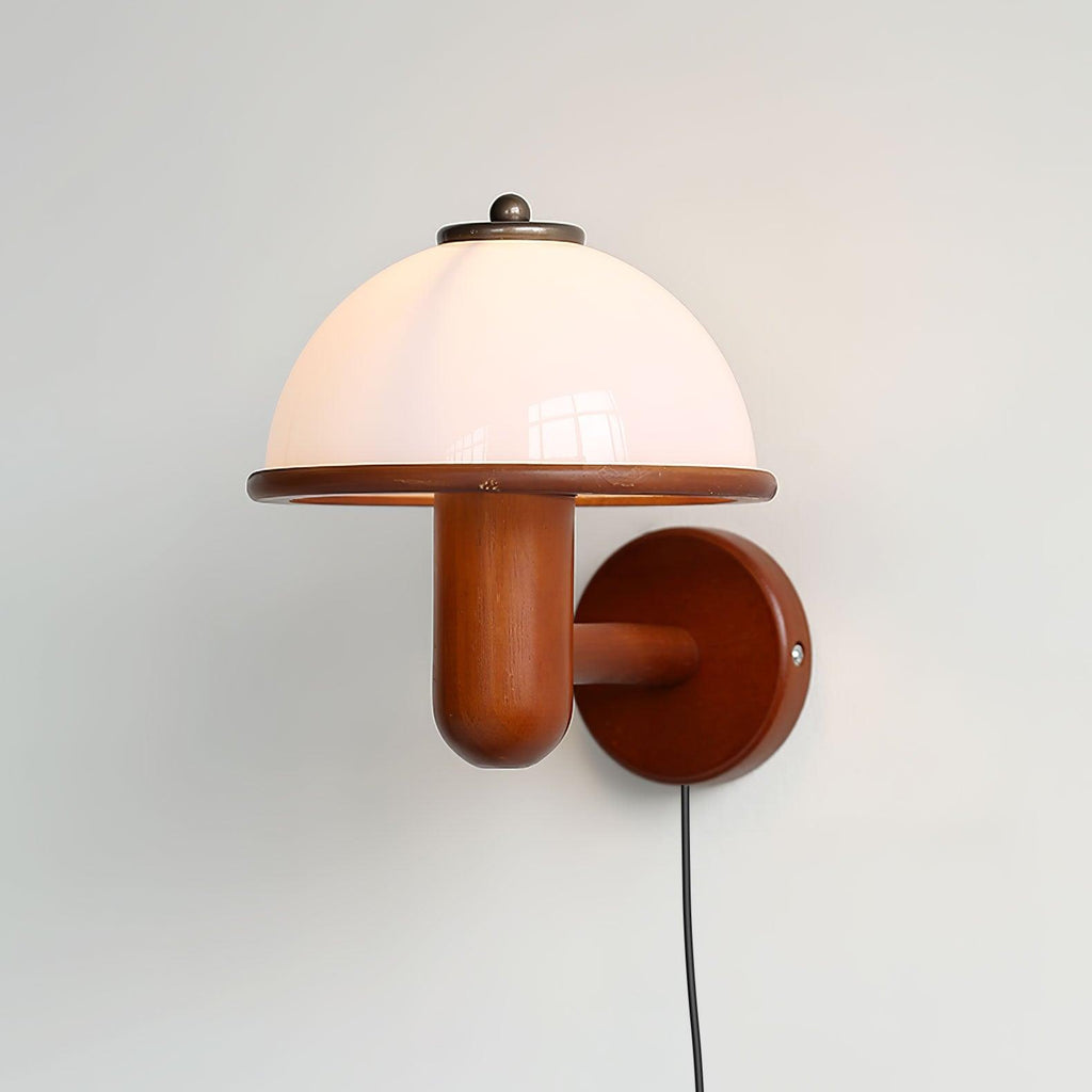 Lustra Applique Murale Champignon Bois de Chêne - Neutralighting