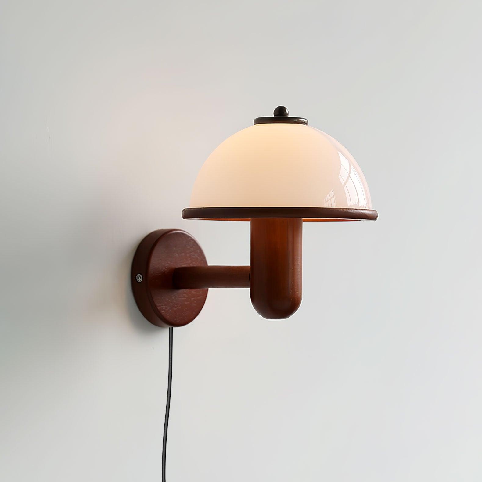 Lustra Applique Murale Champignon Bois de Chêne - Neutralighting