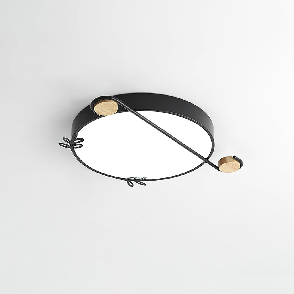 Evzorira Lampe Plafonnier Ronde Art Note Musicale - Neutralighting