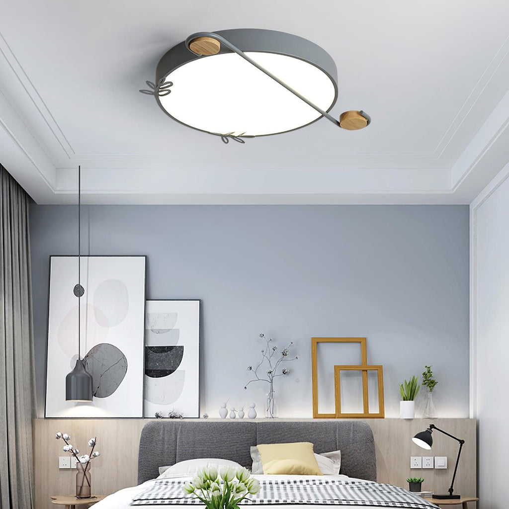 Evzorira Lampe Plafonnier Ronde Art Note Musicale - Neutralighting